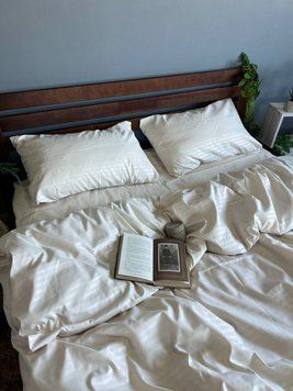 Комплект постільної білизни soft кремовий soft кремовий фото