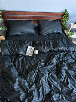 Комплект постільної білизни soft чорний soft чорний фото