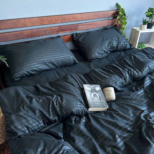 Комплект постільної білизни soft чорний soft чорний фото